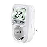 Gifort enchufe medidor de consumo de energía, amplificador de voltaje de energía vatio electricidad uso monitor...