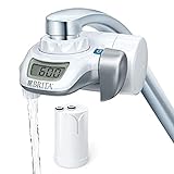 BRITA On Tap sistema de filtración de agua para grifo sostenible con pantalla LCD digital, reduce cloro,...