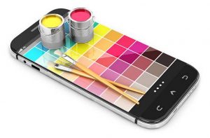 Pantone de un color en Smartphone